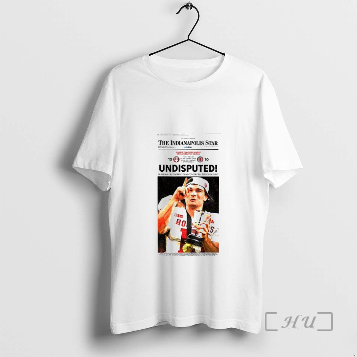 Officials 2025 Big Ten Champions Undisputed Indiana Win Vs Ohio Football 13 10 Premium T-Shirts, Hoodie, Sweatshirt