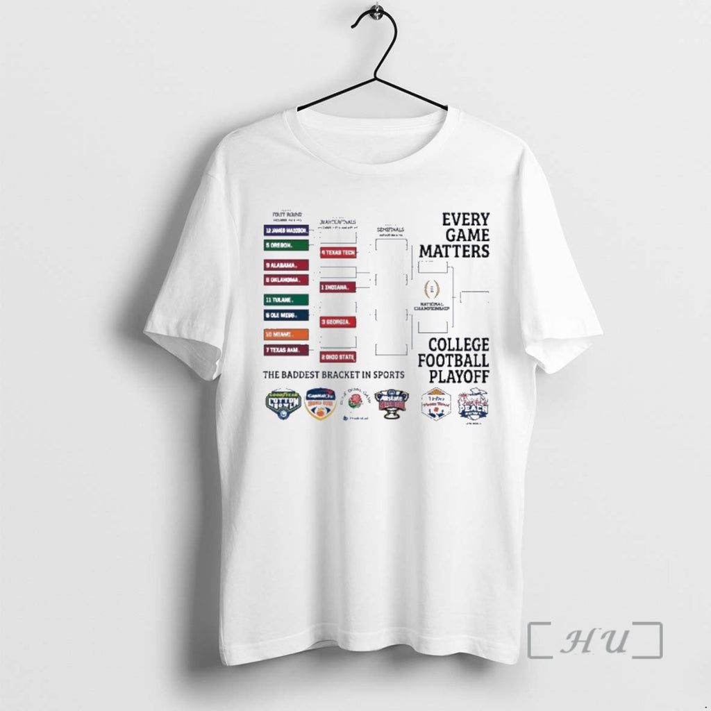 Officials 2025 Cfp Brackets T-Shirts, Hoodie, Sweatshirt | PopFlextees.com