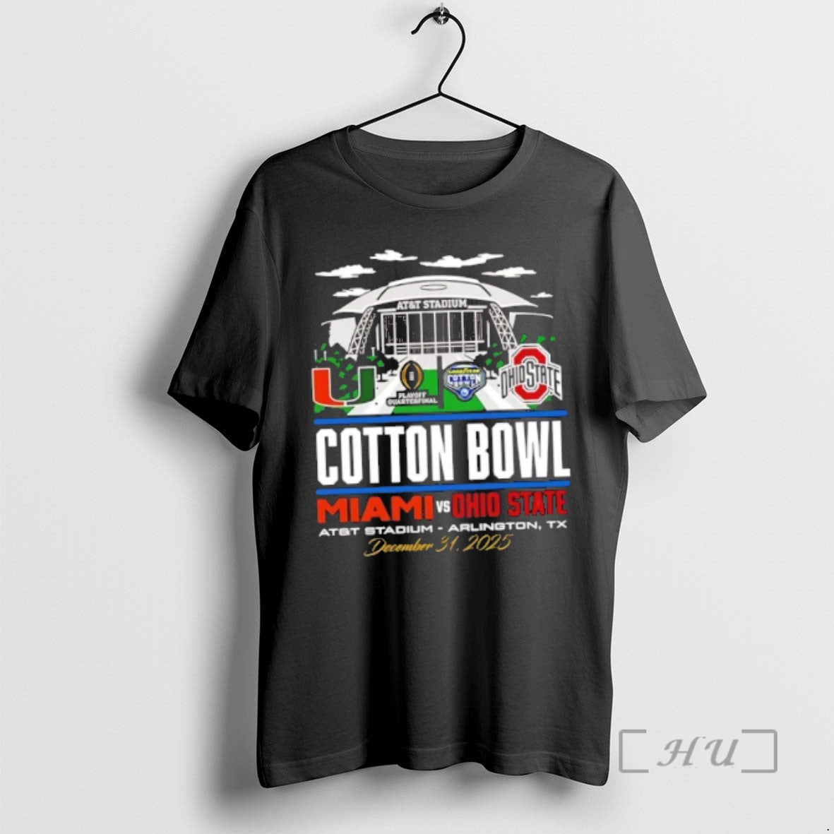 Officials 2025 Cotton Bowl Ohio State Vs Miami Att Stadium T-Shirts, Hoodie, Sweatshirt | PopFlextees.com