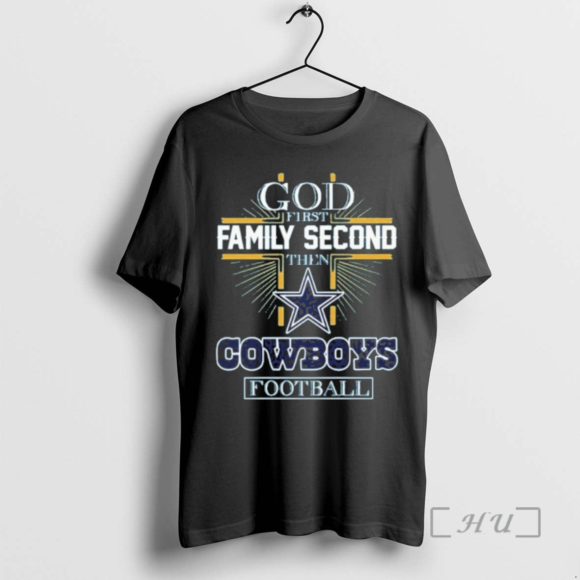 Officials 2025 God First Family Second Then Dallas Cowboys Football T-Shirts, Hoodie, Sweatshirt | PopFlextees.com