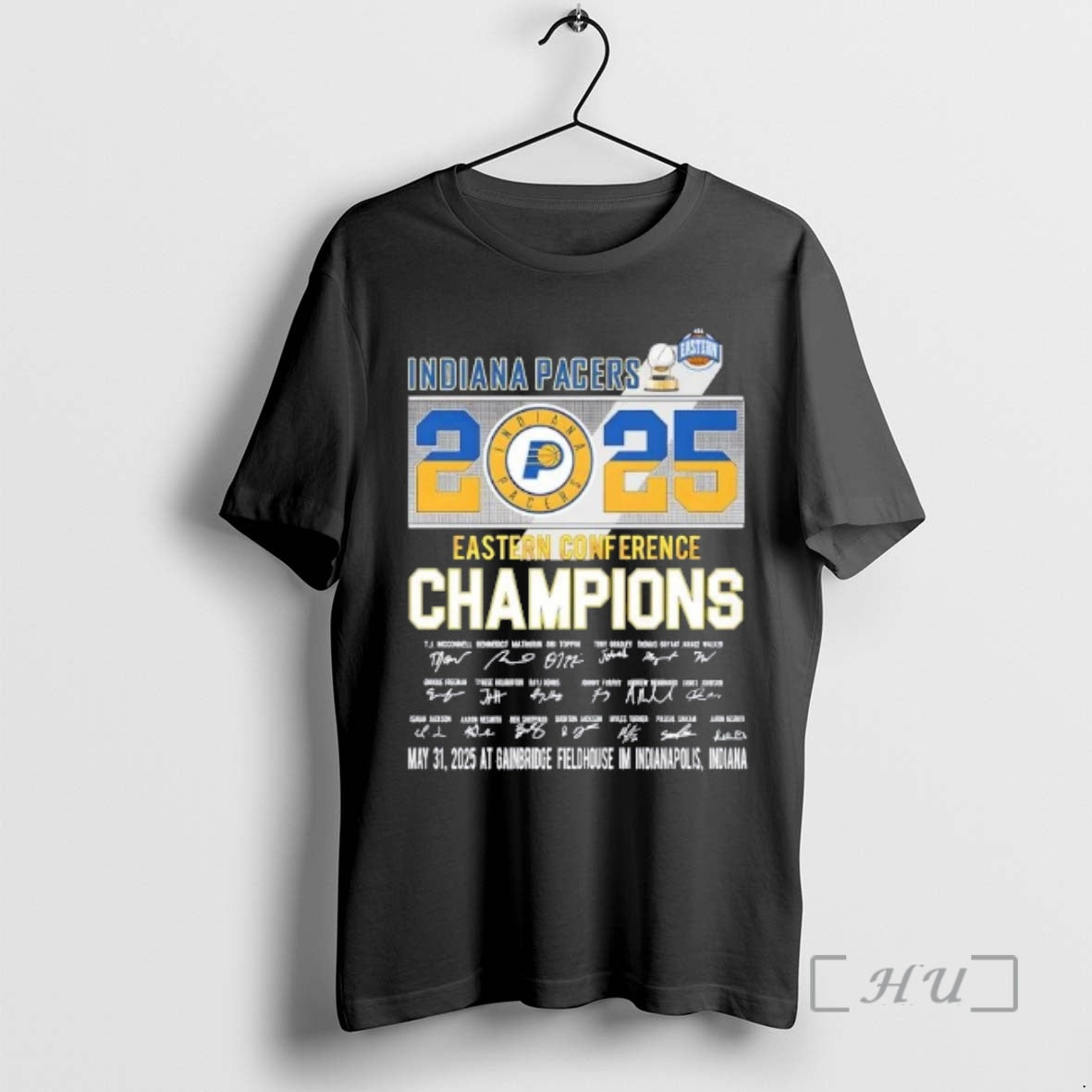 Officials 2025 Indiana Pacers Eastern Conference Champions T T-Shirts, Hoodie, Sweatshirt | PopFlextees.com