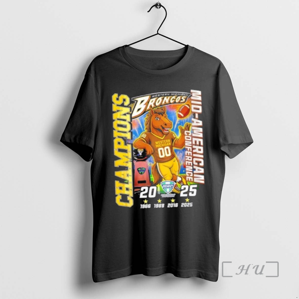 Officials 2025 Mid American Conference Western Michigan Broncos Champions T-Shirts, Hoodie, Sweatshirt