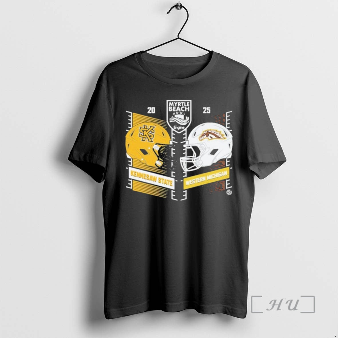 Officials 2025 Myrtle Beach Bowl Western Michigan Vs Kennesaw State Head Head T-Shirts, Hoodie, Sweatshirt
