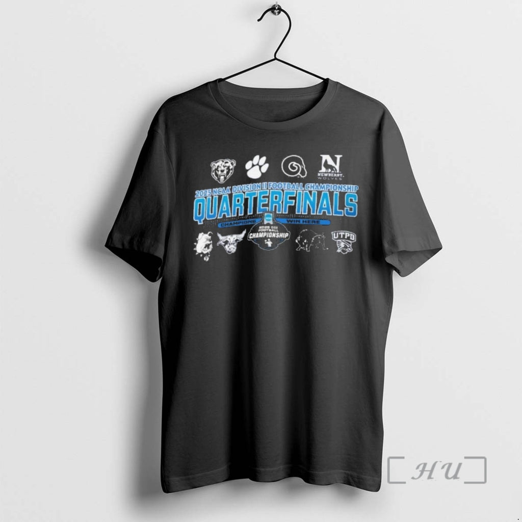 Officials 2025 Ncaa Dii Football Championship 8 Teams Quarterfinals T-Shirts, Hoodie, Sweatshirt | PopFlextees.com