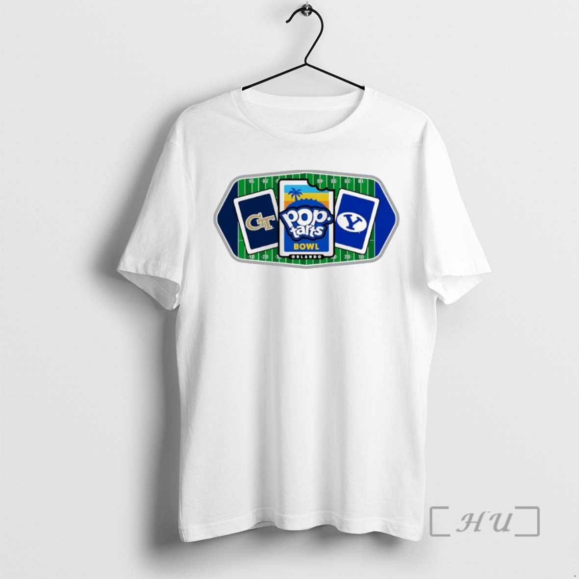 Officials 2025 Pop Tarts Bowl 2 Team Georgia Tech Yellow Jackets Vs Byu Cougars Circle T-Shirts, Hoodie, Sweatshirt