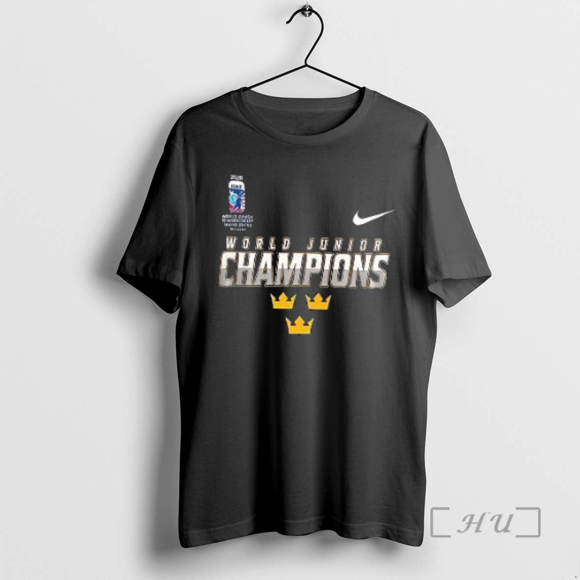Officials 2026 Iihf World Junior Champions Sweden National Ice Hockey Team 3d Premium T Shirts Hoodie, Sweatshirt