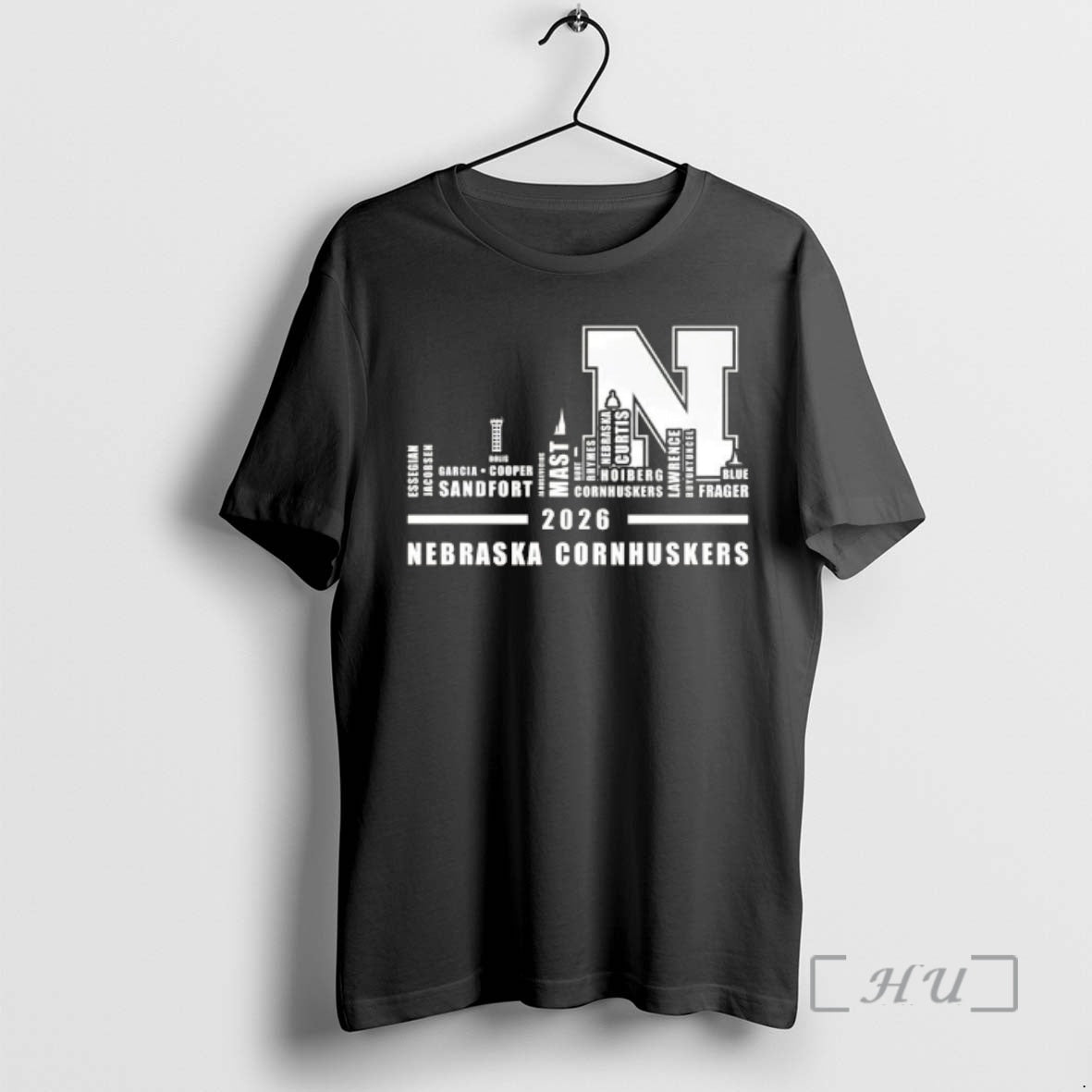 Officials 2026 Nebraska Cornhuskers All Names City Skyline T-Shirts, Hoodie, Sweatshirt | PopFlextees.com