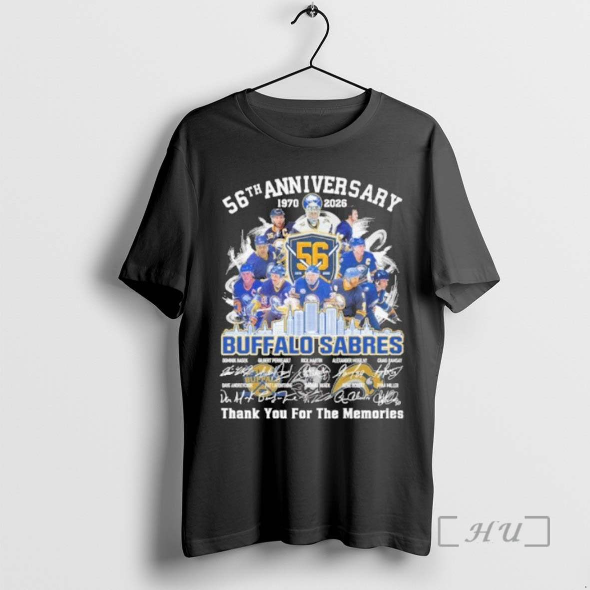 Officials 56th Anniversary Team Player Buffalo Sabres Signature Thank You For The Memories Premium T-Shirts, Hoodie,...