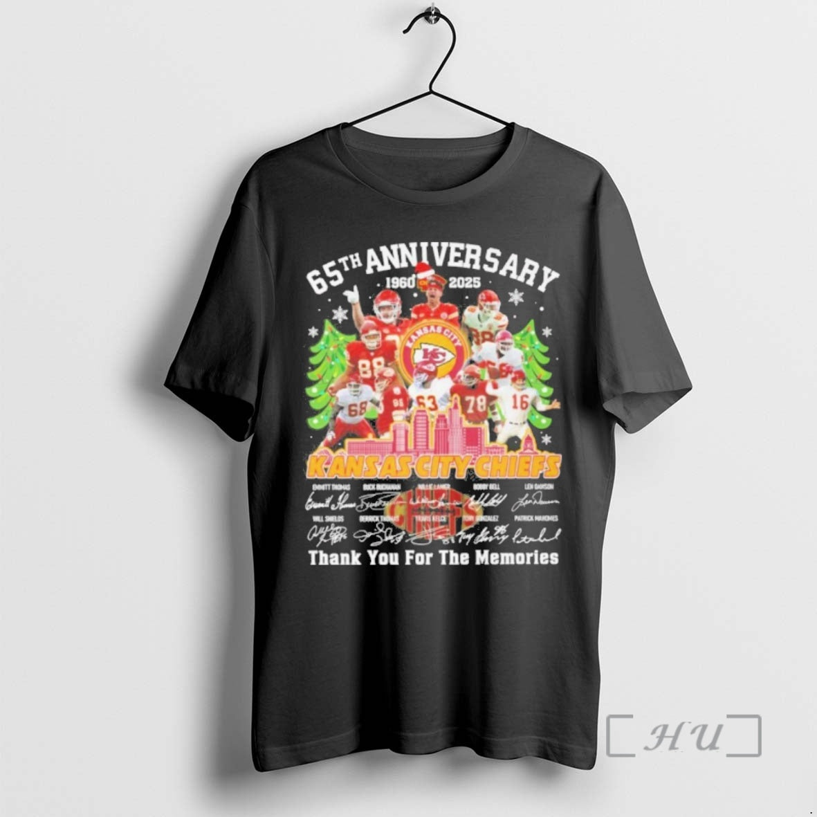 Officials 65th Anniversary 1960 2025 Team Player Kansas City Chiefs Signature Thank You For The T-Shirts, Hoodie, Sweatshirt