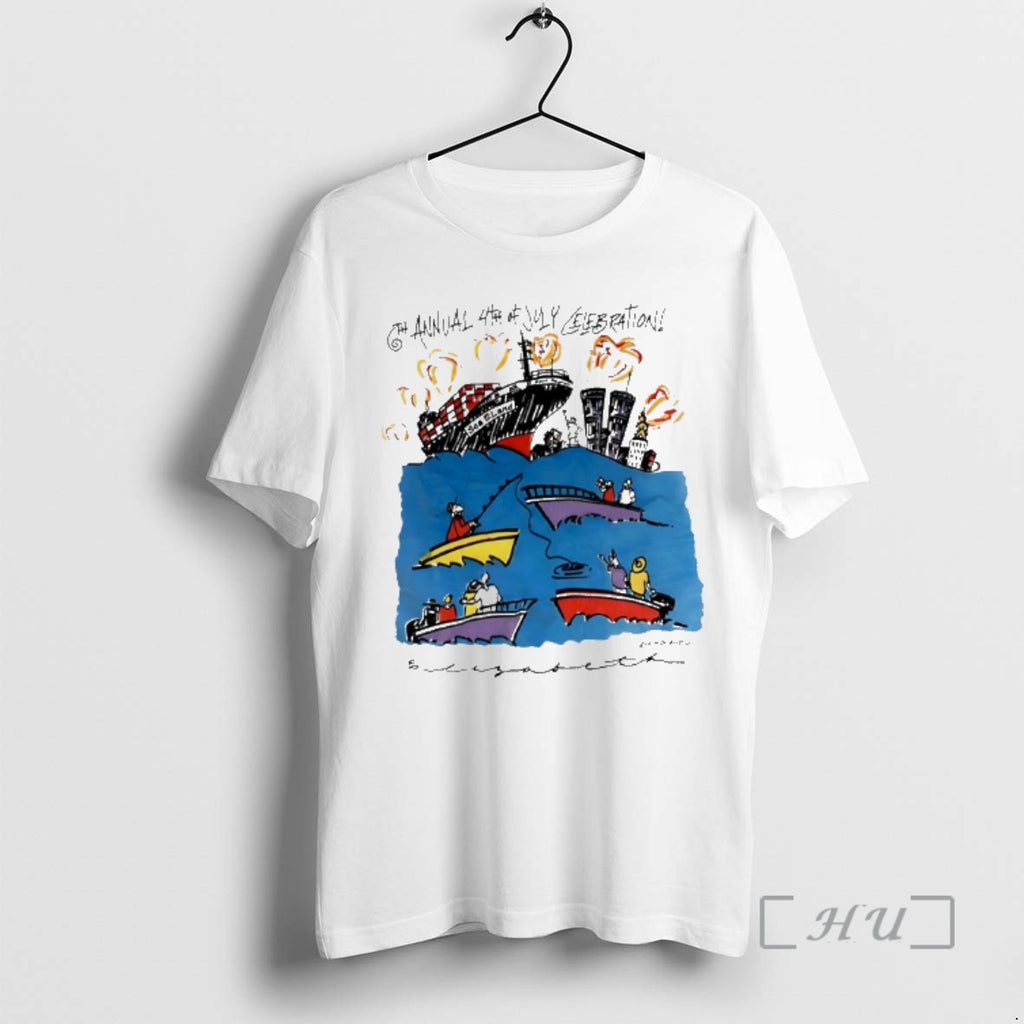 Officials 6th Annual 4th Of July Celebration Art T-Shirts, Hoodie, Sweatshirt | PopFlextees.com
