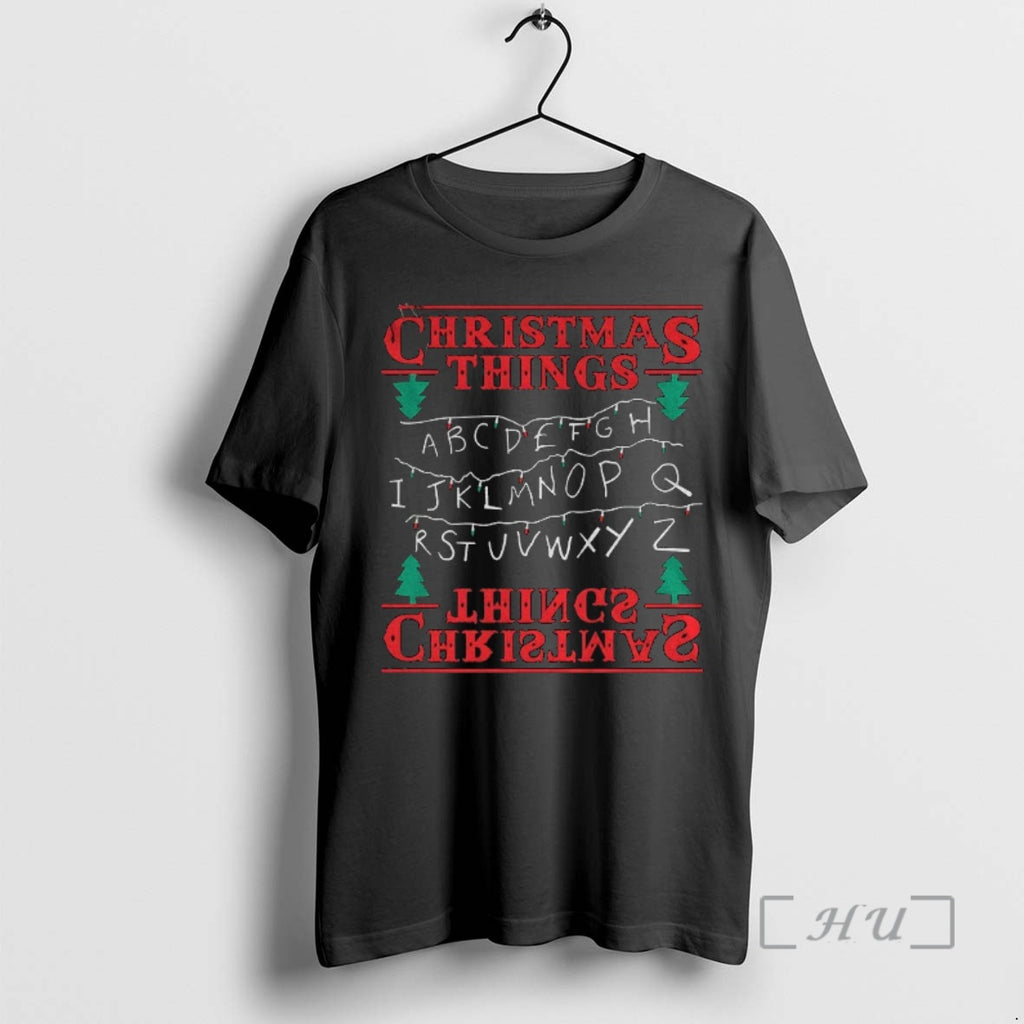 Officials Abcdefghij Christmas Things Upside Down Alphabet Merry Xmas T-Shirts, Hoodie, Sweatshirt | PopFlextees.com