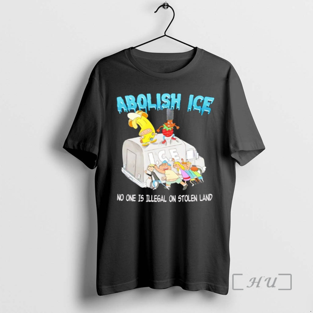 Officials Abolish Ice No One Is Illegal On Stolen Land T-Shirts, Hoodie, Sweatshirt | PopFlextees.com