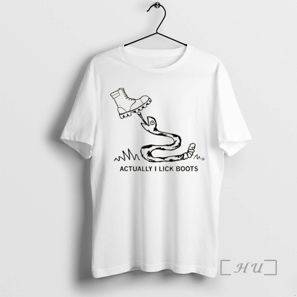 Officials Actually I Lick Boots T-Shirts, Hoodie, Sweatshirt | PopFlextees.com