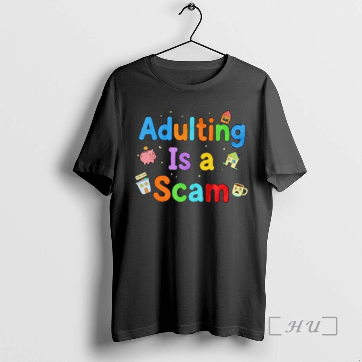 Officials Adulting Is A Scam Funny T-Shirts, Hoodie, Sweatshirt | PopFlextees.com