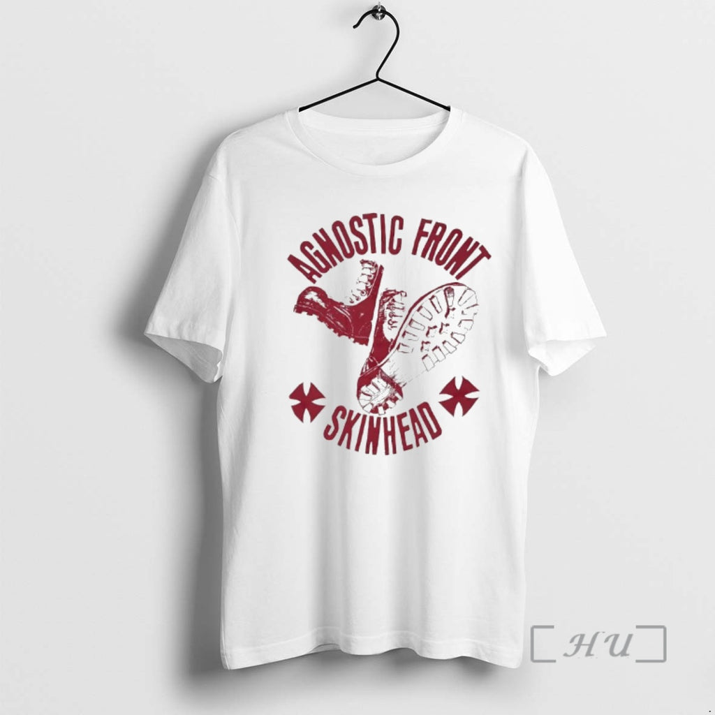 Officials Agnostic Front Skinhead Graphic T-Shirts, Hoodie, Sweatshirt | PopFlextees.com