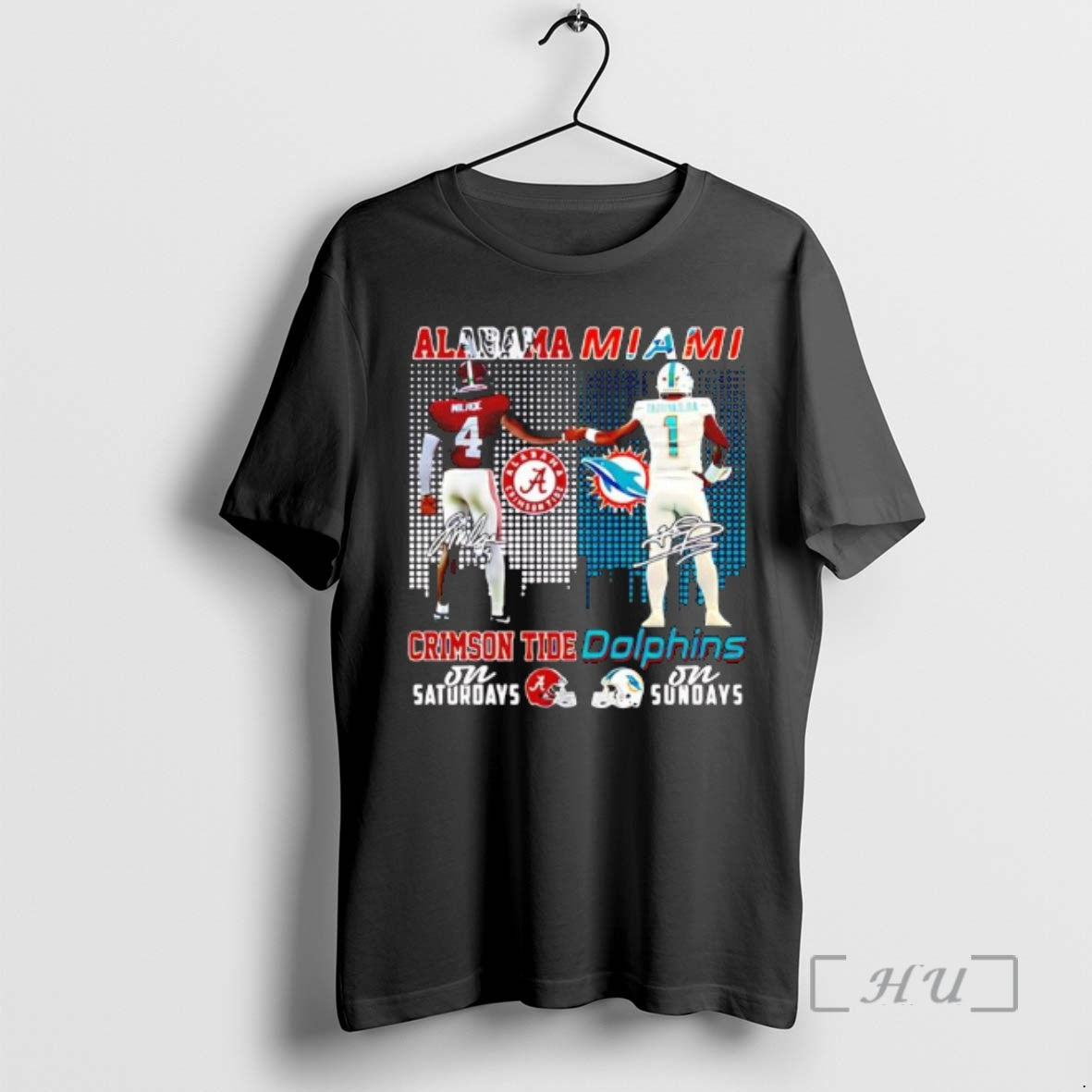 Officials Alabama Miami Players First Bump Signature T-Shirts, Hoodie, Sweatshirt | PopFlextees.com