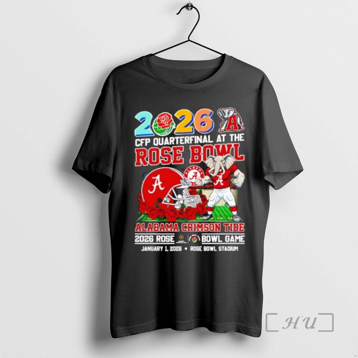 Officials Alabama Rose Bowl 2026 Cfp Quaterfinal T-Shirts, Hoodie, Sweatshirt | PopFlextees.com