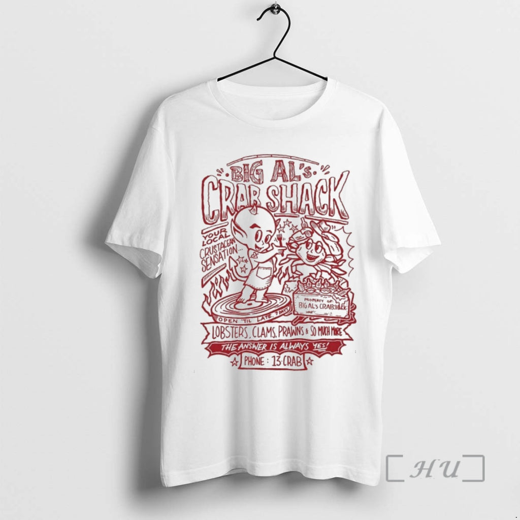 Officials Alex Lahey Big Als Crab Shack T-Shirts, Hoodie, Sweatshirt | PopFlextees.com
