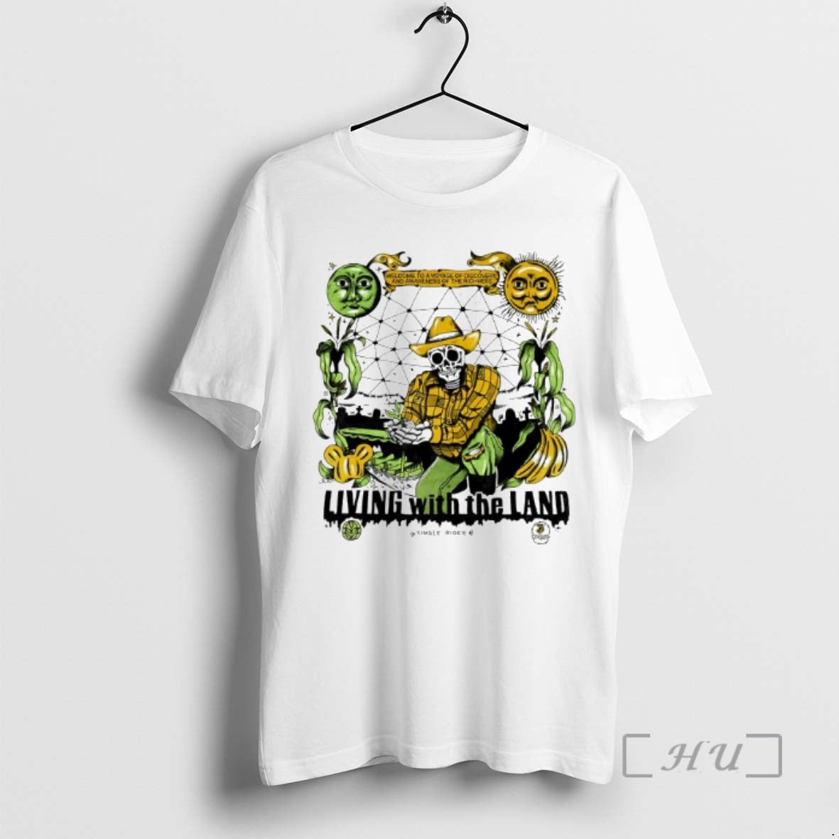 Officials Alex Thomas Single Rider Living With The Land Skeleton Graphic Premium T Shirts Sweater Hoodie, Sweatshirt