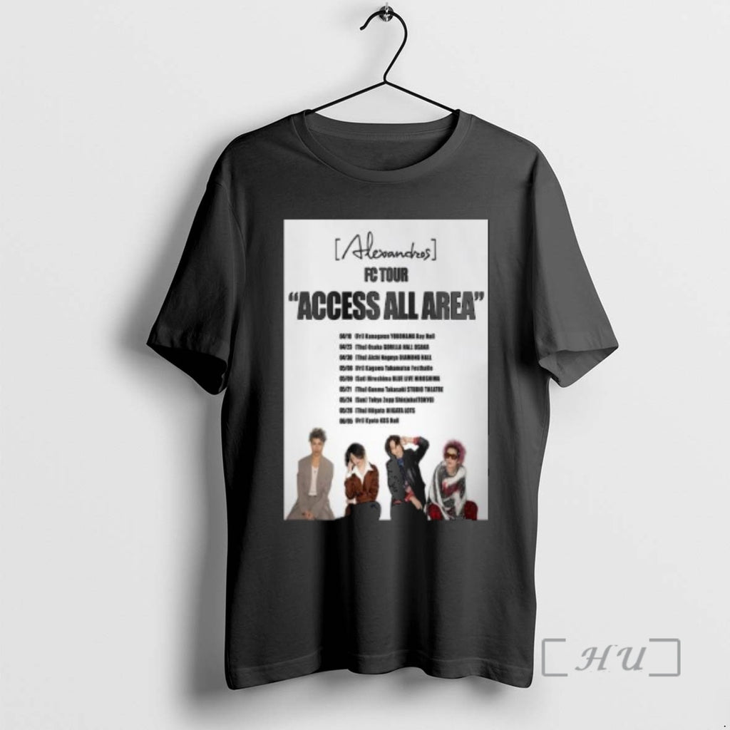 Officials Alexandros Fc Tour Access All Area 2026 Circle Black T-Shirts, Hoodie, Sweatshirt | PopFlextees.com