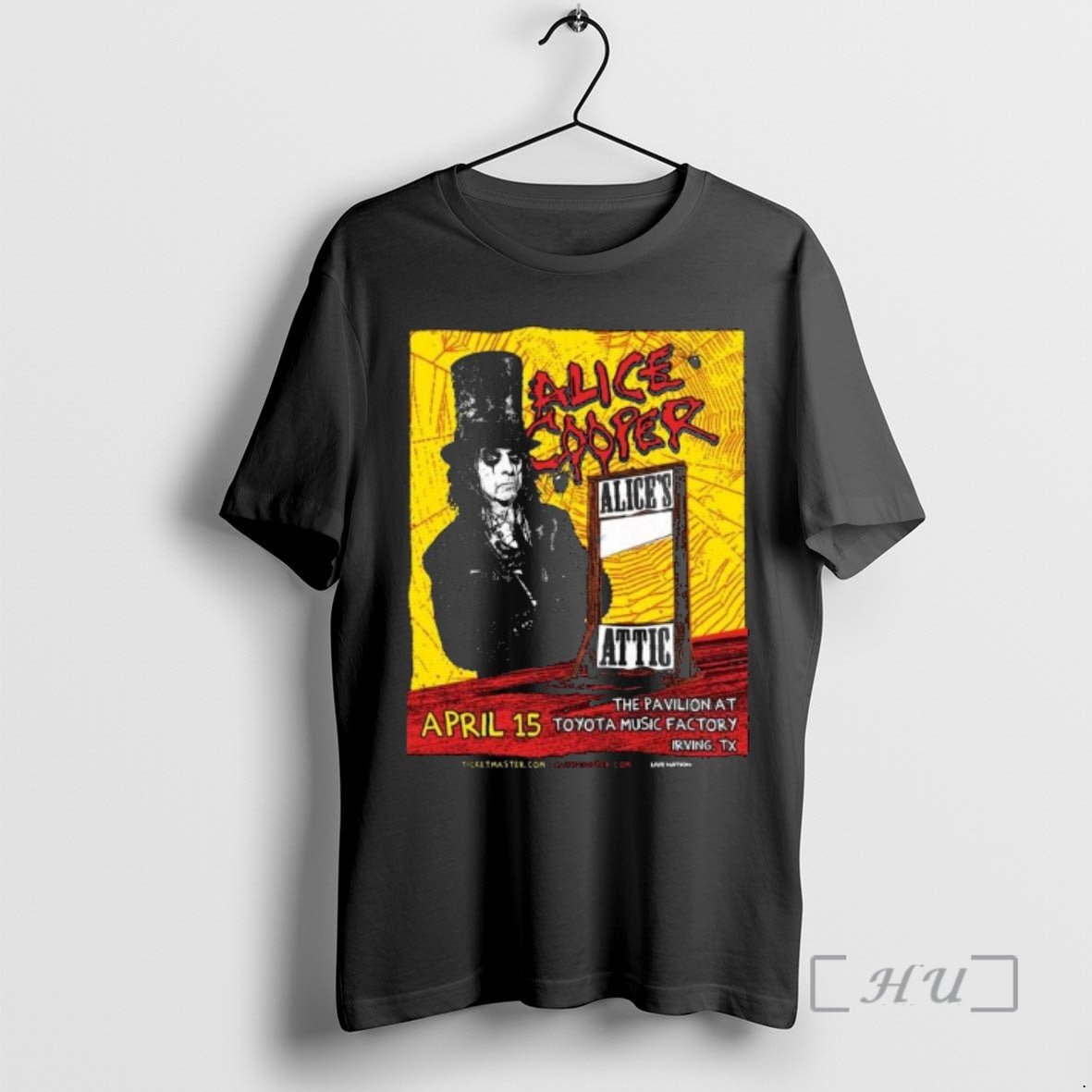 Officials Alice Cooper Irving Tx April 15 2026 Tour T-Shirts, Hoodie, Sweatshirt | PopFlextees.com