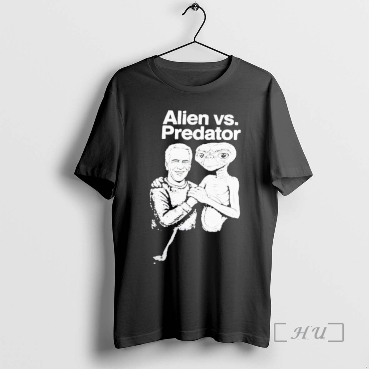 Officials Alien Vs Predator Trump And Epstein Funny T-Shirts, Hoodie, Sweatshirt | PopFlextees.com