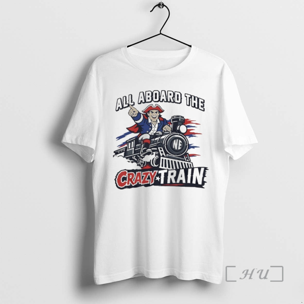 Officials All Aboard The New England Crazy Train T-Shirts, Hoodie, Sweatshirt | PopFlextees.com