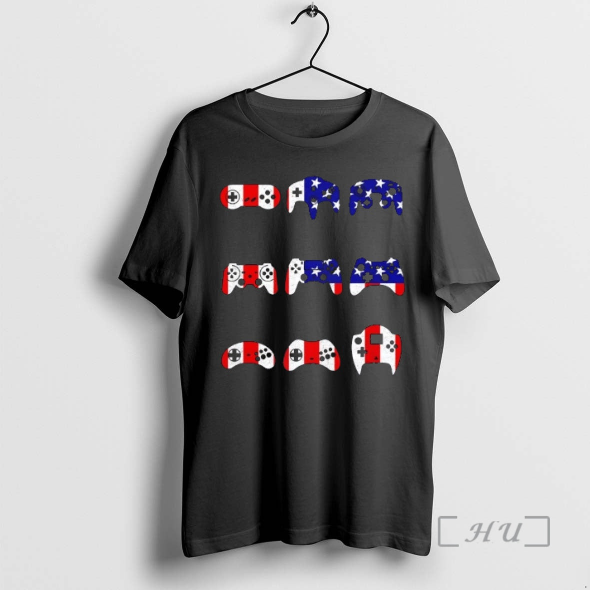 Officials American Gamer Mash Up Controllers Usa Flag T-Shirts, Hoodie, Sweatshirt | PopFlextees.com