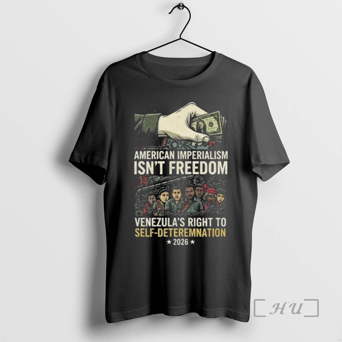 Officials American Imperialism Isnt Freedom Venezuela Self Determination 2026 T-Shirts, Hoodie, Sweatshirt | PopFlextees.com