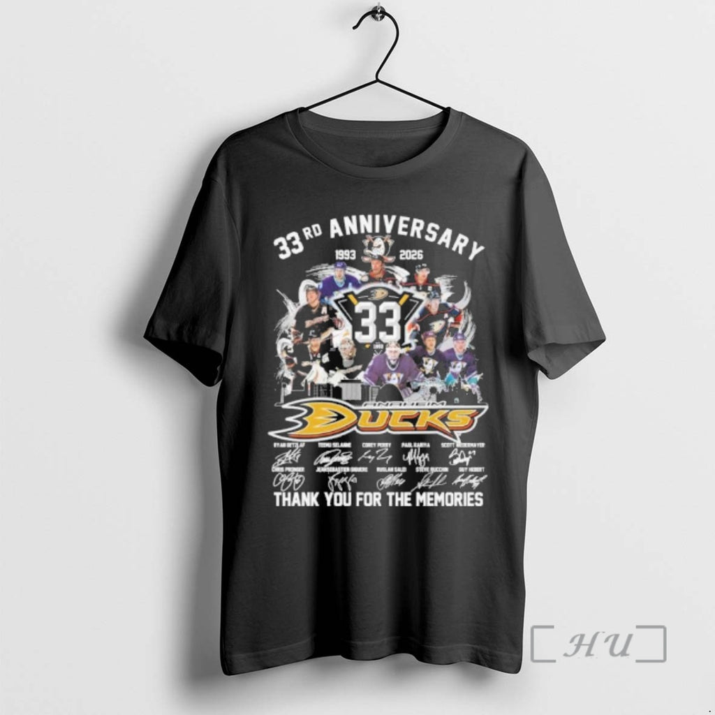 Officials Anaheim Ducks Team 33rd Anniversary 1993 2026 T-Shirts, Hoodie, Sweatshirt | PopFlextees.com