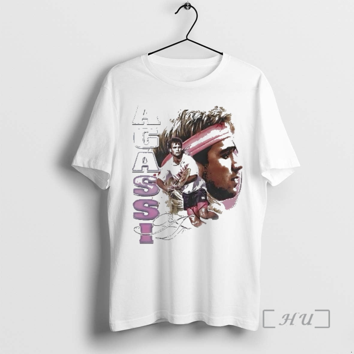 Officials Andre Agassi Vintage 90s Tennis Champion Aesthetics T-Shirts, Hoodie, Sweatshirt | PopFlextees.com