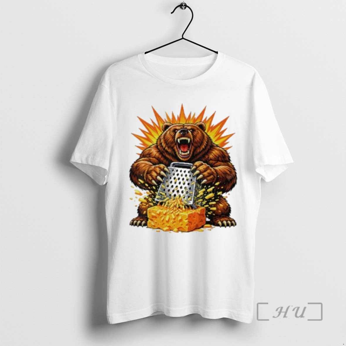 Officials Angry Bear Grating Cheese Grater Hater T-Shirts, Hoodie, Sweatshirt | PopFlextees.com