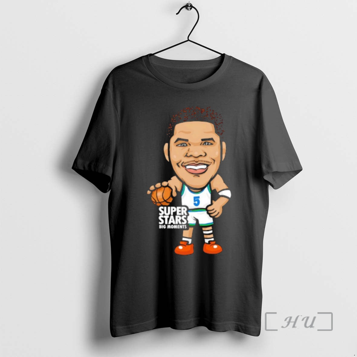 Officials Anthony Edwards Super Stars Big Moments Cartoon T-Shirts, Hoodie, Sweatshirt | PopFlextees.com