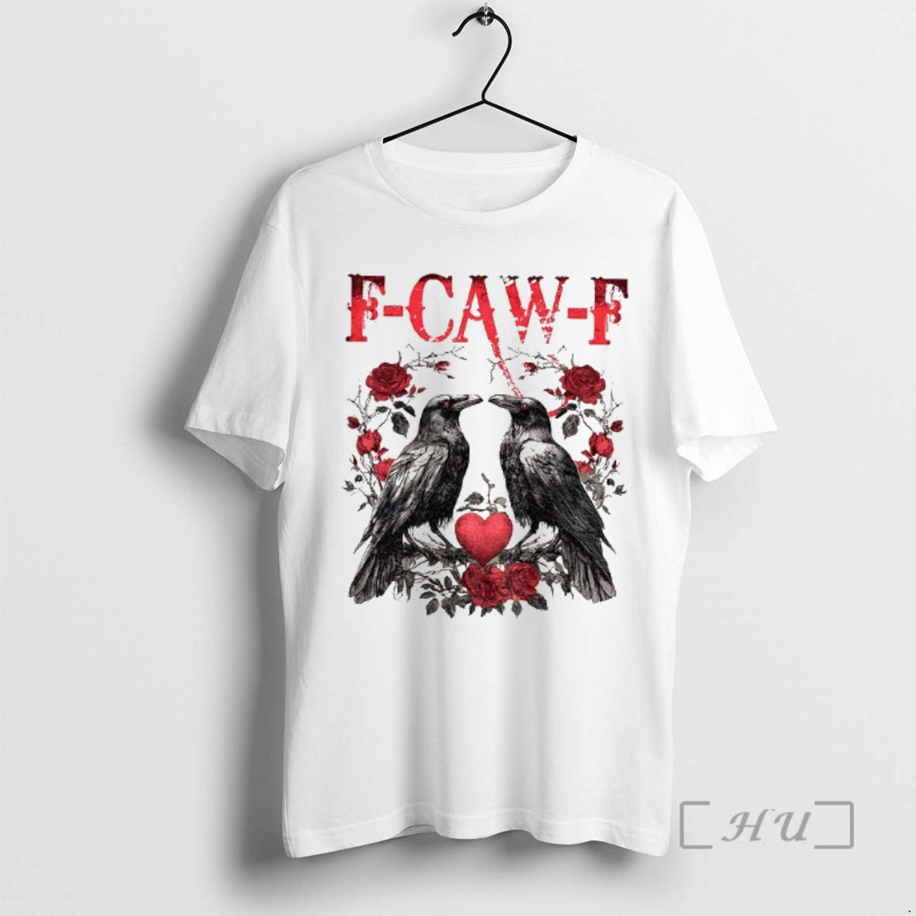 Officials Anti Valentine Trendy F Caw F Crow T-Shirts, Hoodie, Sweatshirt | PopFlextees.com
