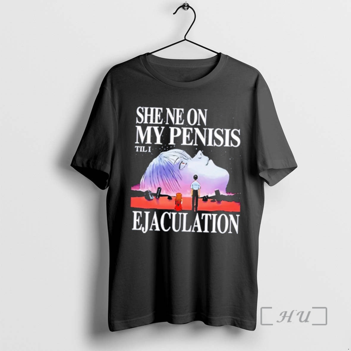Officials Asuka And Shinji She Neon Penisis Til I Ejaculation T-Shirts, Hoodie, Sweatshirt | PopFlextees.com