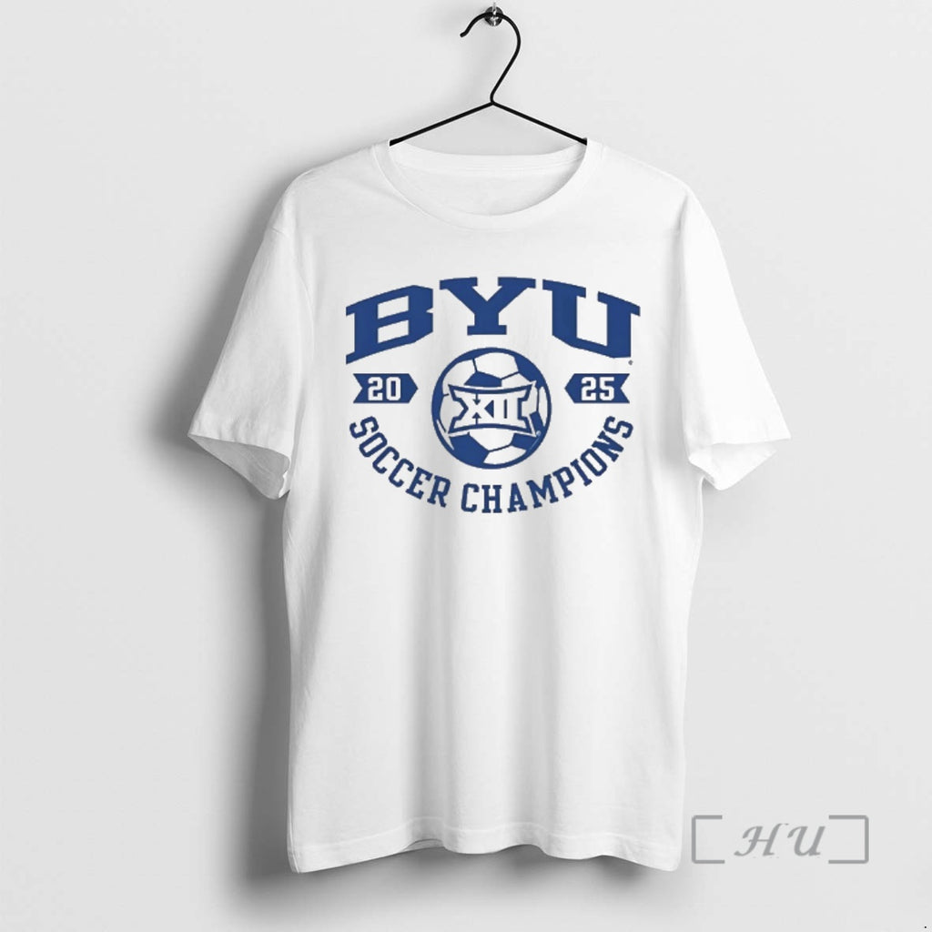 Officials Byu Cougars 2025 Big 12 Soccer Champions T-Shirts, Hoodie, Sweatshirt | PopFlextees.com
