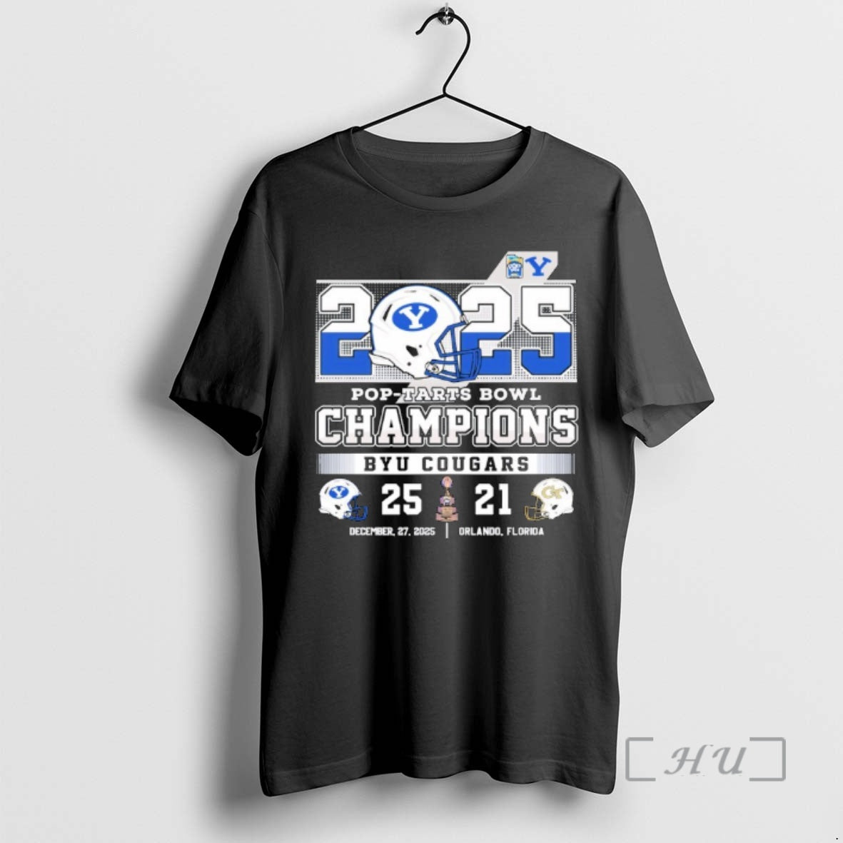 Officials Byu Cougars 2025 Pop Tarts Bowl Champions 25 21 T-Shirts, Hoodie, Sweatshirt | PopFlextees.com