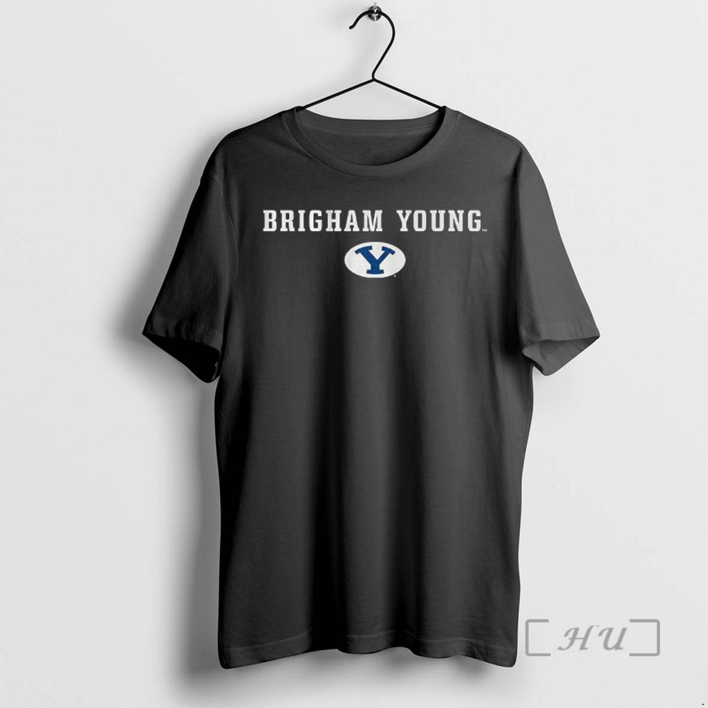 Officials Byu Cougars Football Wordmark Logo T-Shirts, Hoodie, Sweatshirt | PopFlextees.com