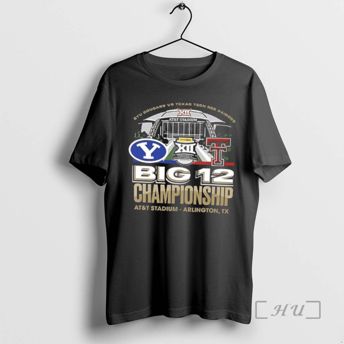 Officials Byu Cougars Vs Texas Tech 2025 Big 12 Football Championship 2 Sided Premium T-Shirts, Hoodie, Sweatshirt