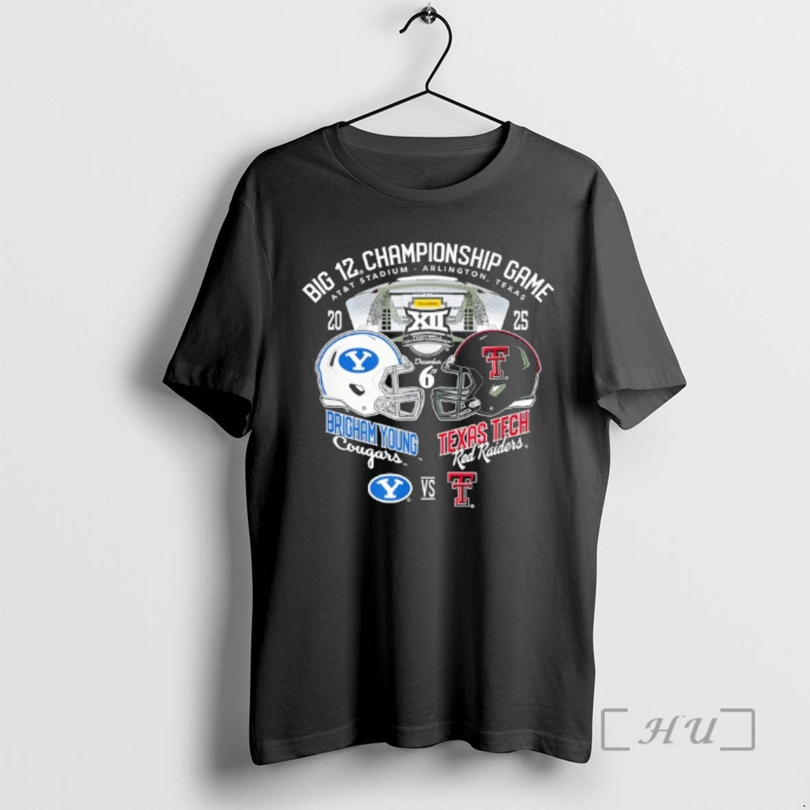 Officials Byu Vs Texas Tech Big 12 Championship 2025 Football T-Shirts, Hoodie, Sweatshirt | PopFlextees.com