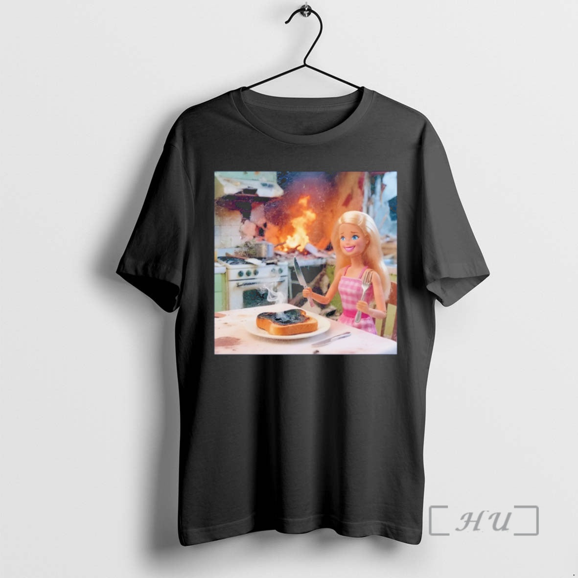 Officials Babies Distressed Doll Face Kitchen Fire Meme T-Shirts, Hoodie, Sweatshirt