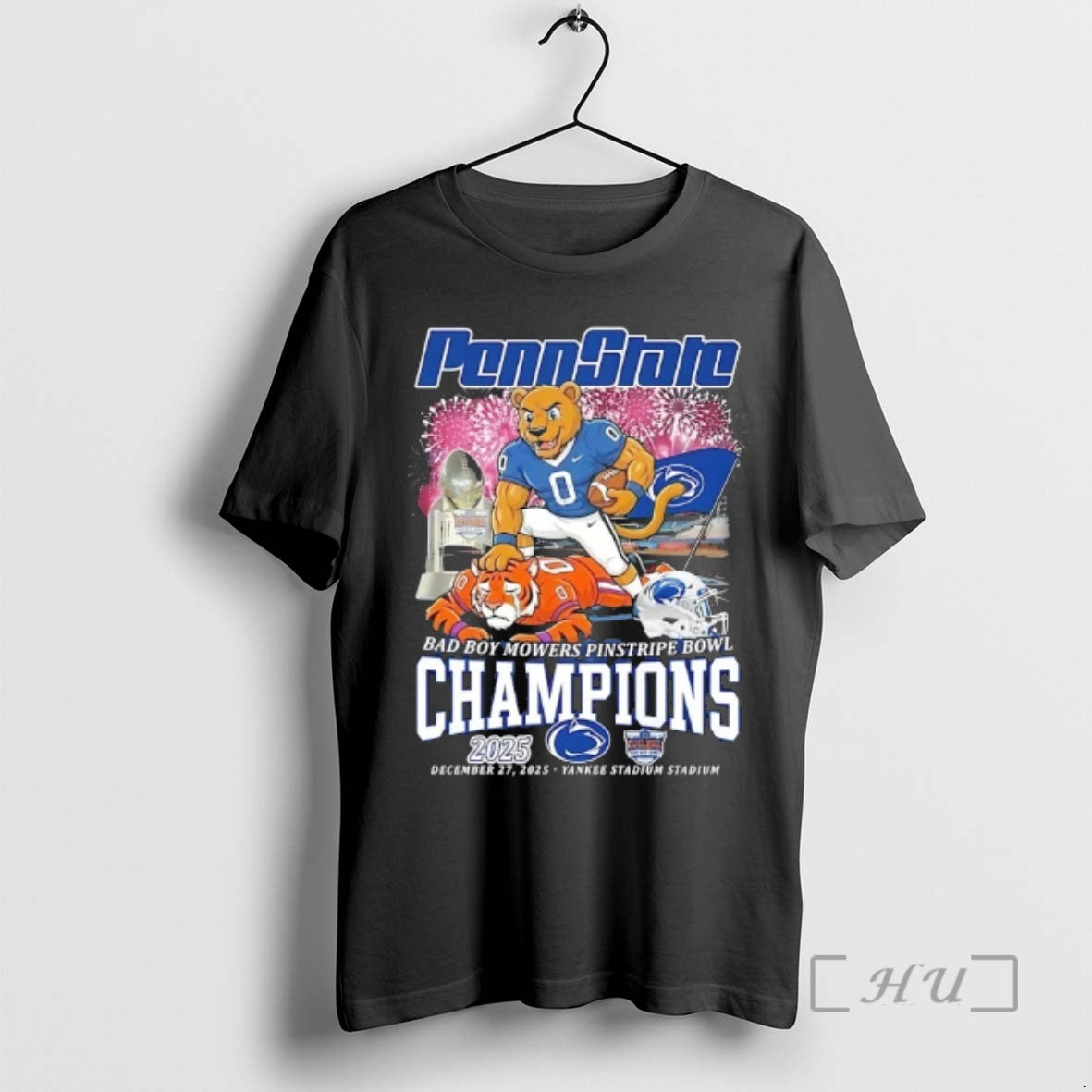 Officials Bad Boy Mowers Pinstripe Bowl Champions Penn State Nittany Lions Yankee Stadium T-Shirts, Hoodie, Sweatshirt