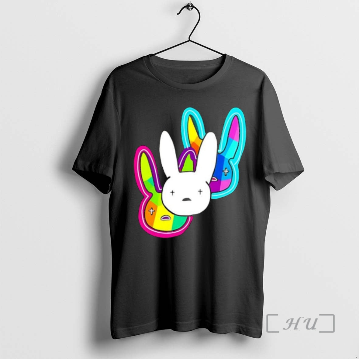 Officials Bad Bunny Head Pride Cute T-Shirts, Hoodie, Sweatshirt | PopFlextees.com