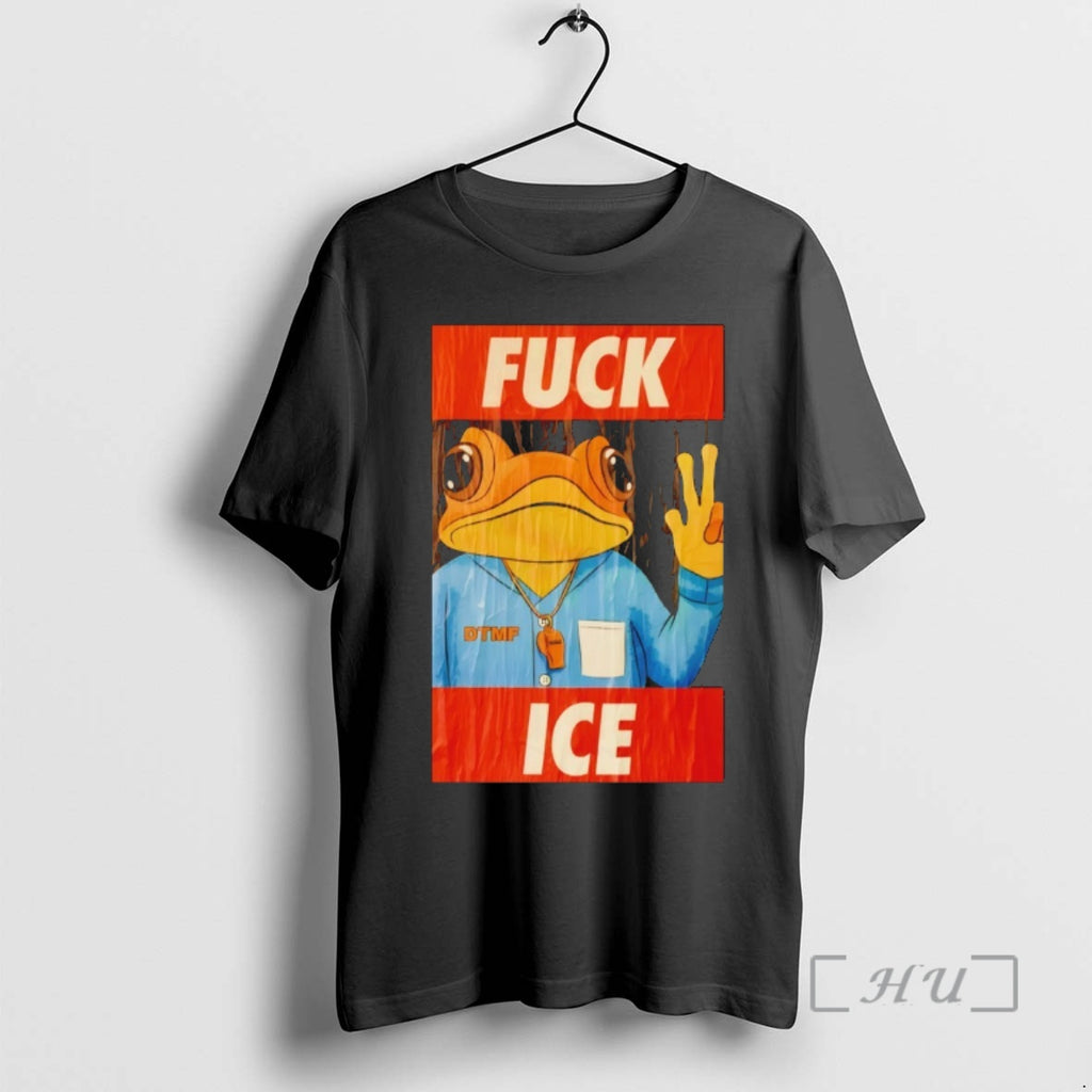 Officials Bad Bunnys Frog Dtmf Fuck Ice Vintage T-Shirts, Hoodie, Sweatshirt | PopFlextees.com