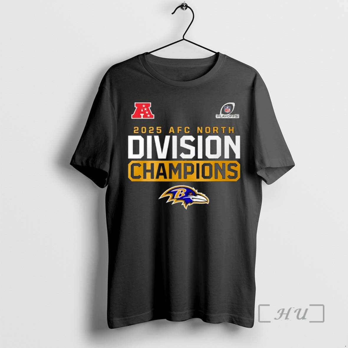 Officials Baltimore Ravens 2025 Afc North Division Champions T-Shirts, Hoodie, Sweatshirt | PopFlextees.com
