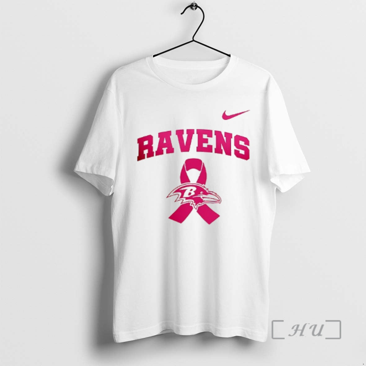 Officials Baltimore Ravens Cancer Awareness Never Ever Giving Up Hope T-Shirts, Hoodie, Sweatshirt | PopFlextees.com