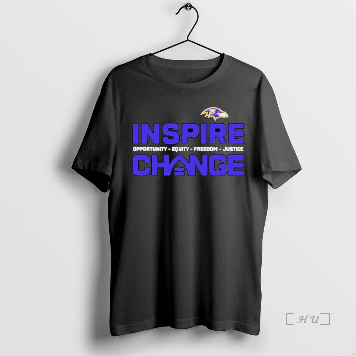 Officials Baltimore Ravens Inspire Change Opportunity Equity Freedom Justice Ornaments T-Shirts, Hoodie, Sweatshirt