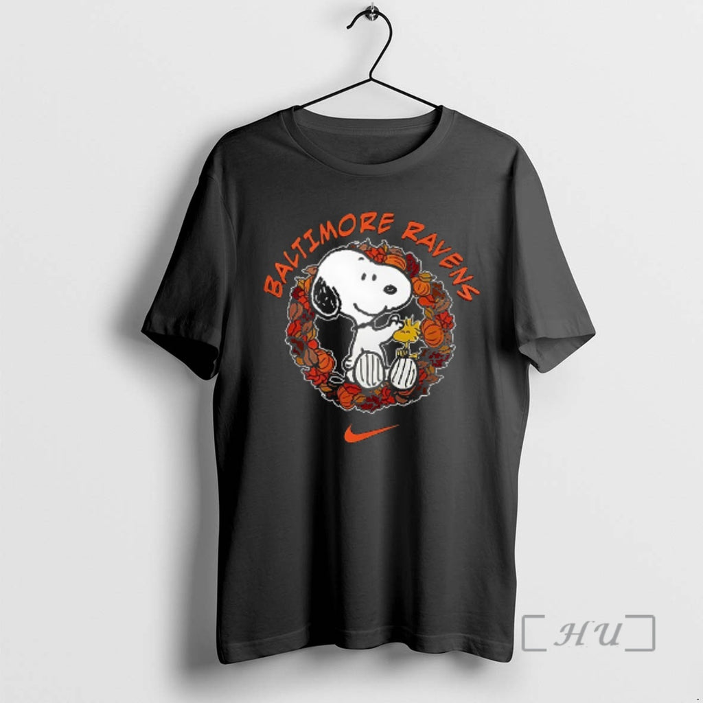 Officials Baltimore Ravens X Peanuts Touchdown Season Play Like A Raven Cartoon Premium T Shirts Hoodie, Sweatshirt