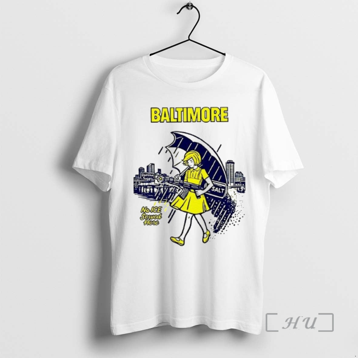 Officials Baltimore No Ice Served Here Woman T-Shirts, Hoodie, Sweatshirt | PopFlextees.com