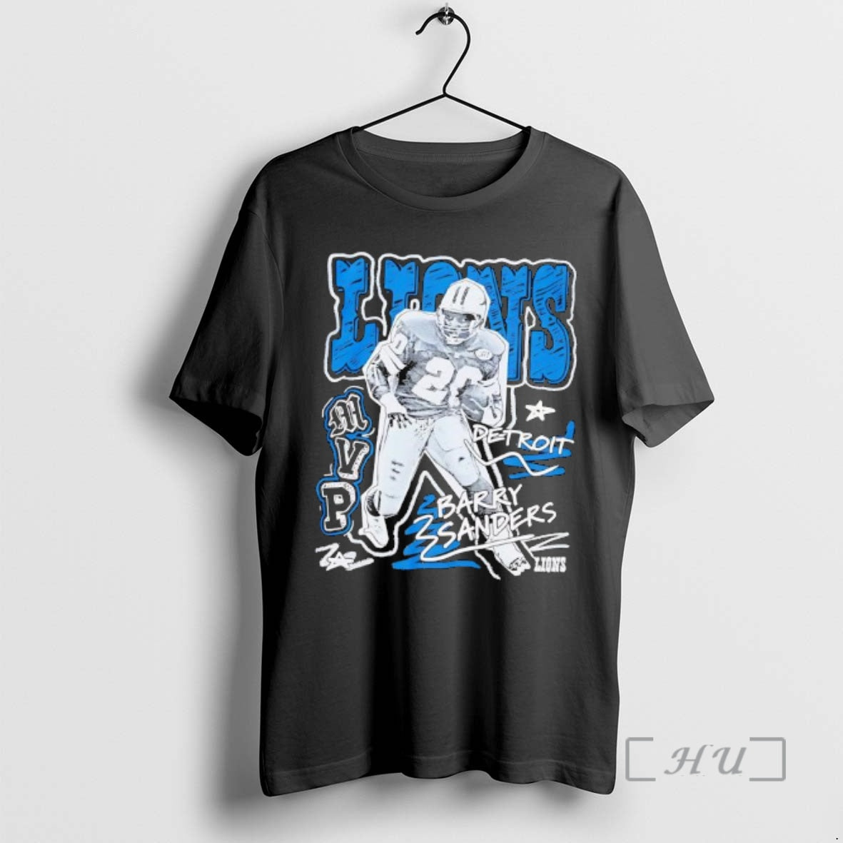 Officials Barrt Sanders Mvp Detroit Lions Chalked Up T-Shirts, Hoodie, Sweatshirt | PopFlextees.com